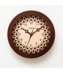 Carvy Lotus Trendy Glass covered Analog Wall Clock RC-0377